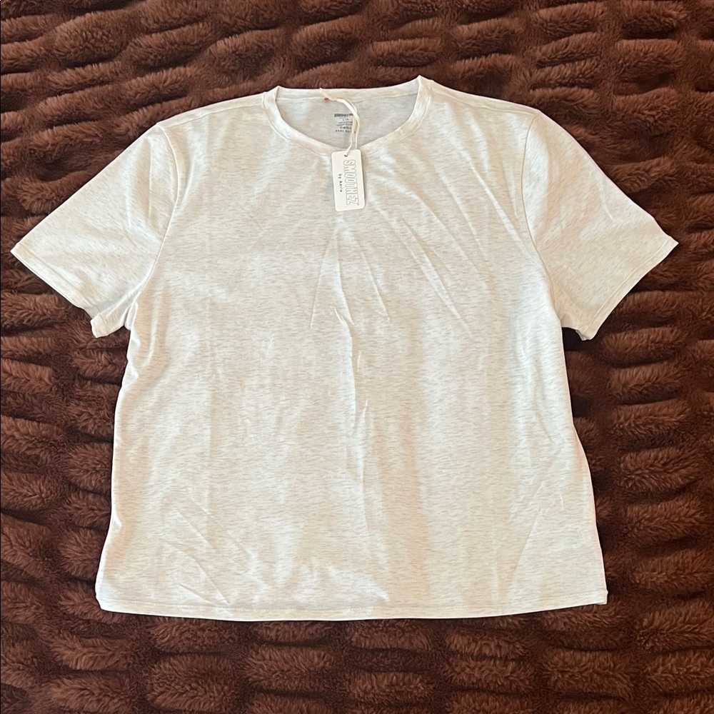 Slim Fit Heather Gray Crewneck Tee